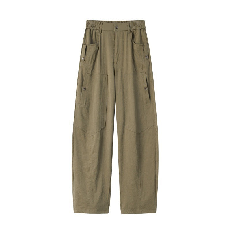Damen Bequeme Cargo-Hose Drune