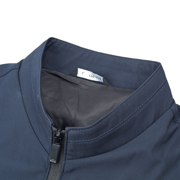 Herren Übergangsjacke mit sportlichem Stehkragen und atmungsaktiven Materialien Drune