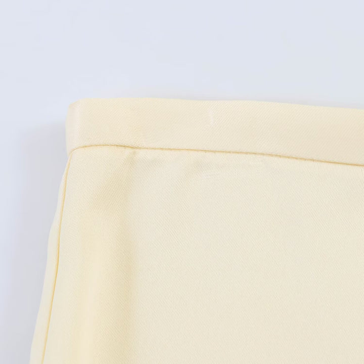 Damen eleganter plissierter Culotte-Rock mit zarten Spitzenakzenten Drune