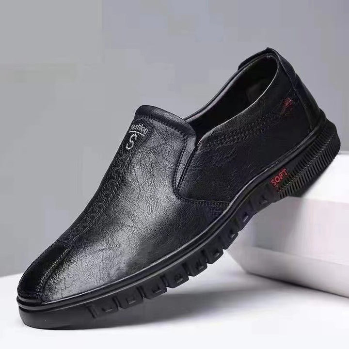 Herren Elegante und Bequeme Slip-On Lederschuhe Drune