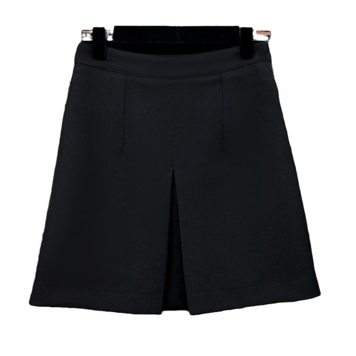 Damen Eleganter Midirock mit einzigartigem Kettendetail Drune