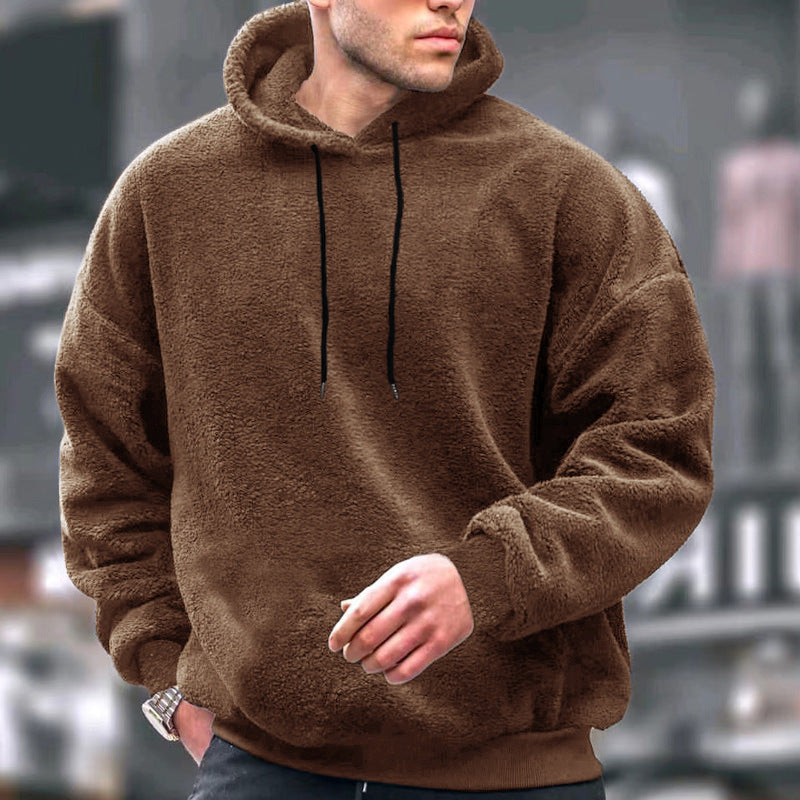Herren kuschelweicher Kapuzenpullover Drune