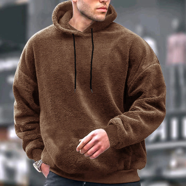 Herren kuschelweicher Kapuzenpullover Drune
