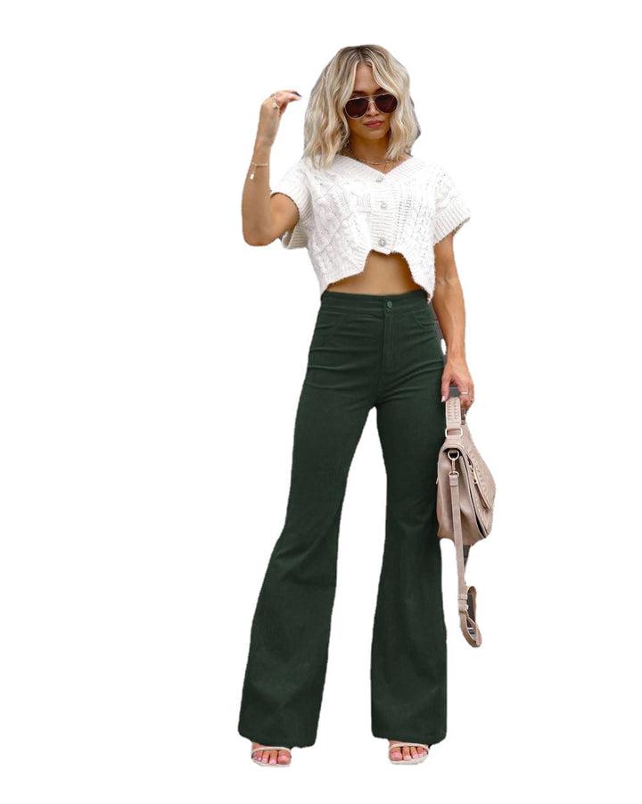 Damen Flared Jeans mit hohem Bund und figurformendem Schnitt Drune