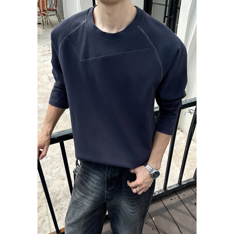 Herren Modischer Sweatshirt mit strukturiertem Design Drune