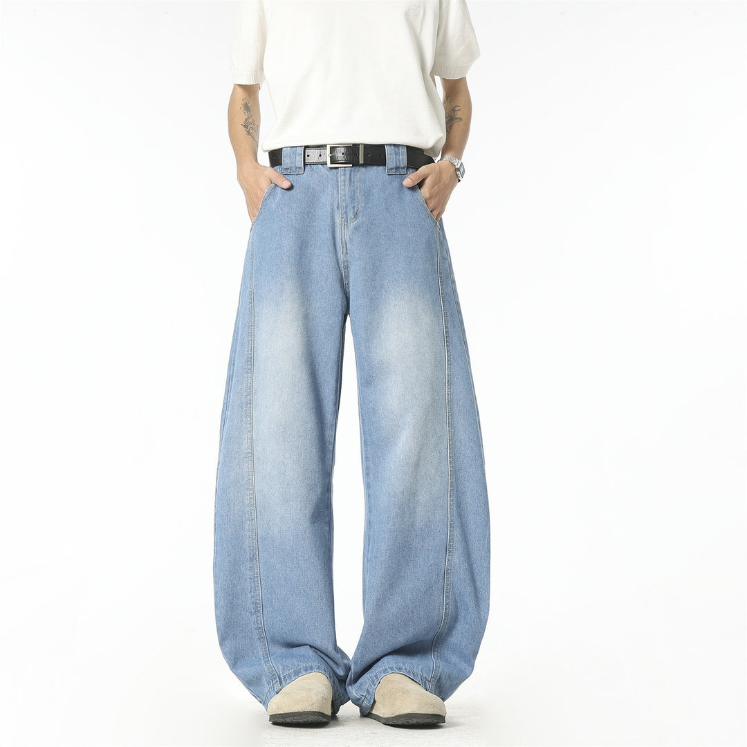 Damen Weit geschnittene High-Waist Hose Drune
