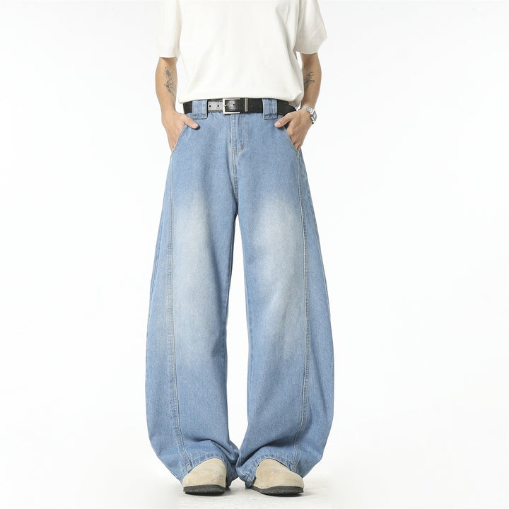 Damen Weit geschnittene High-Waist Hose Drune