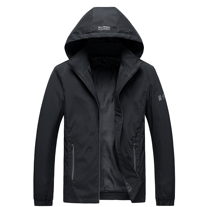 Herren Wetterfeste Outdoorjacke mit verstellbarer Kapuze Drune 1787797862