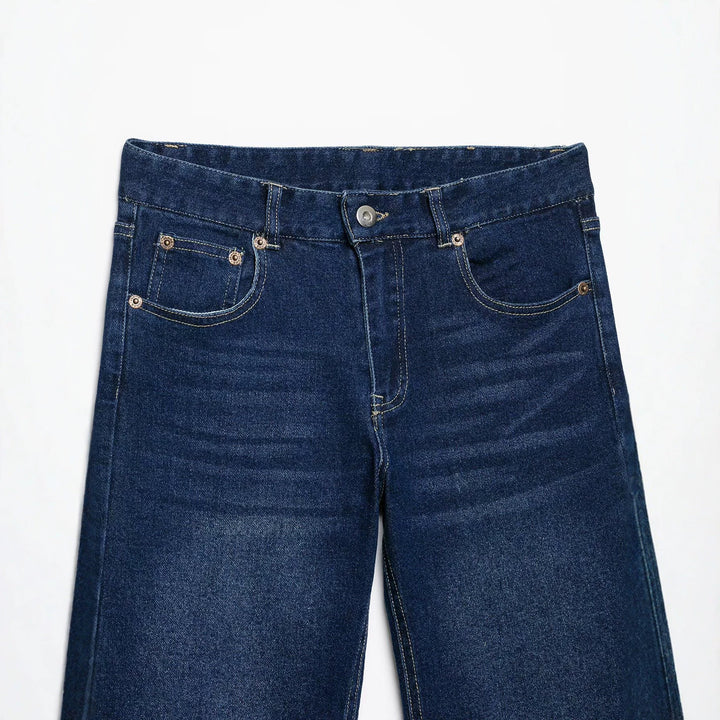 Damen Weite Cropped-Denim-Culotte im 5-Pocket-Design Drune