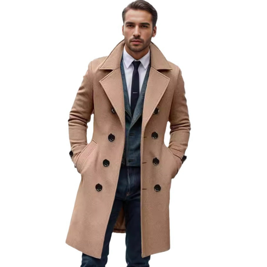 Herren eleganter Trenchcoat Drune