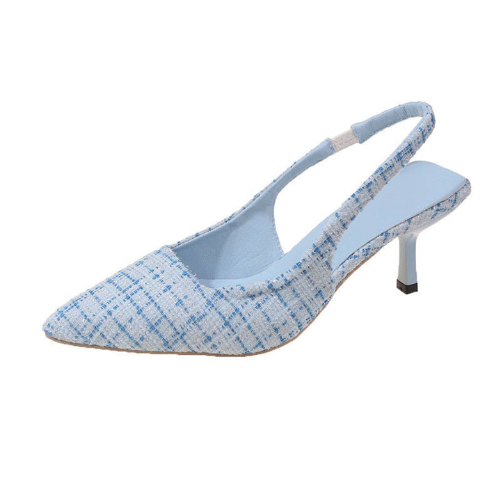 Damen elegante Slingpumps mit feiner Textur Drune