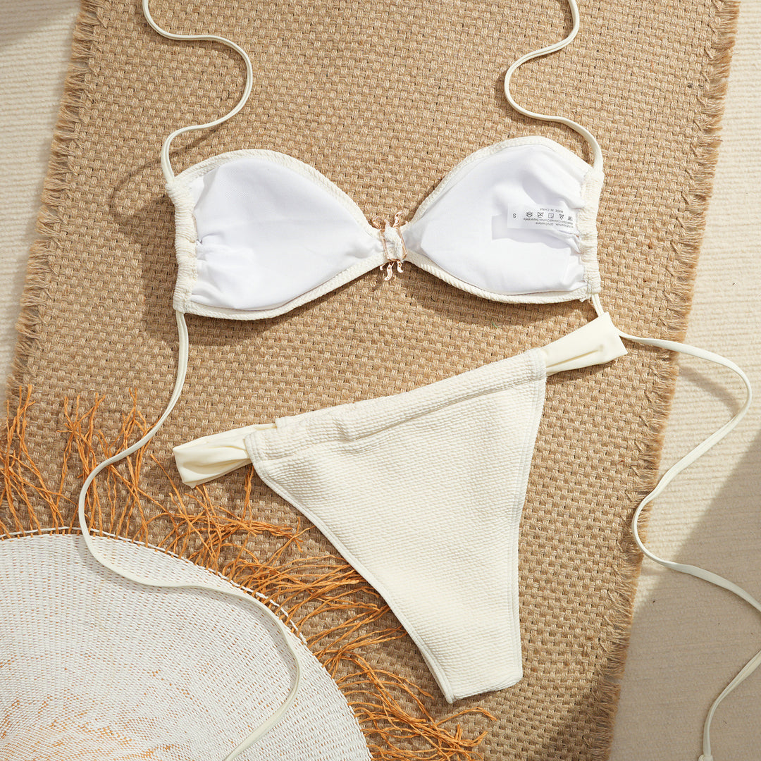 Damen Push-Up-Bikini mit elegantem Muschel-Detail Drune