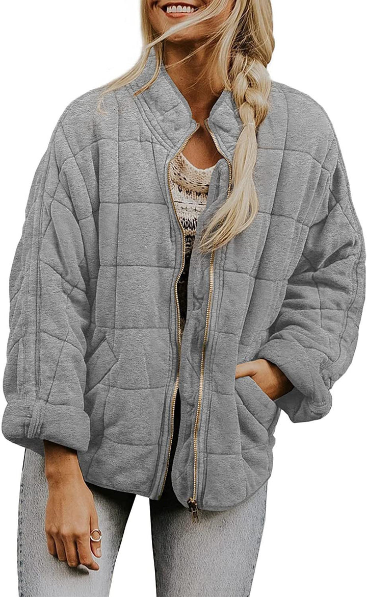 Damen Übergroße Steppjacke Drune