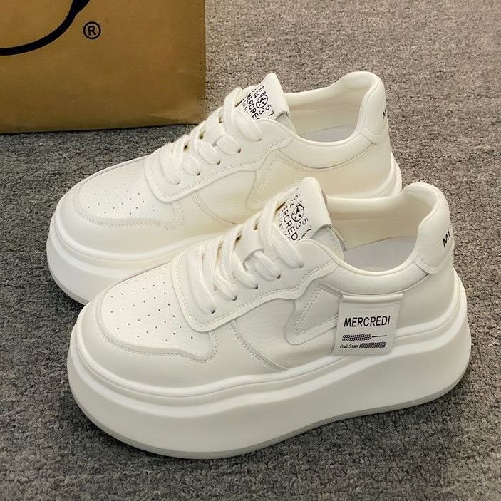 Damen Sneaker mit hohem Plateau und atmungsaktivem Obermaterial Drune