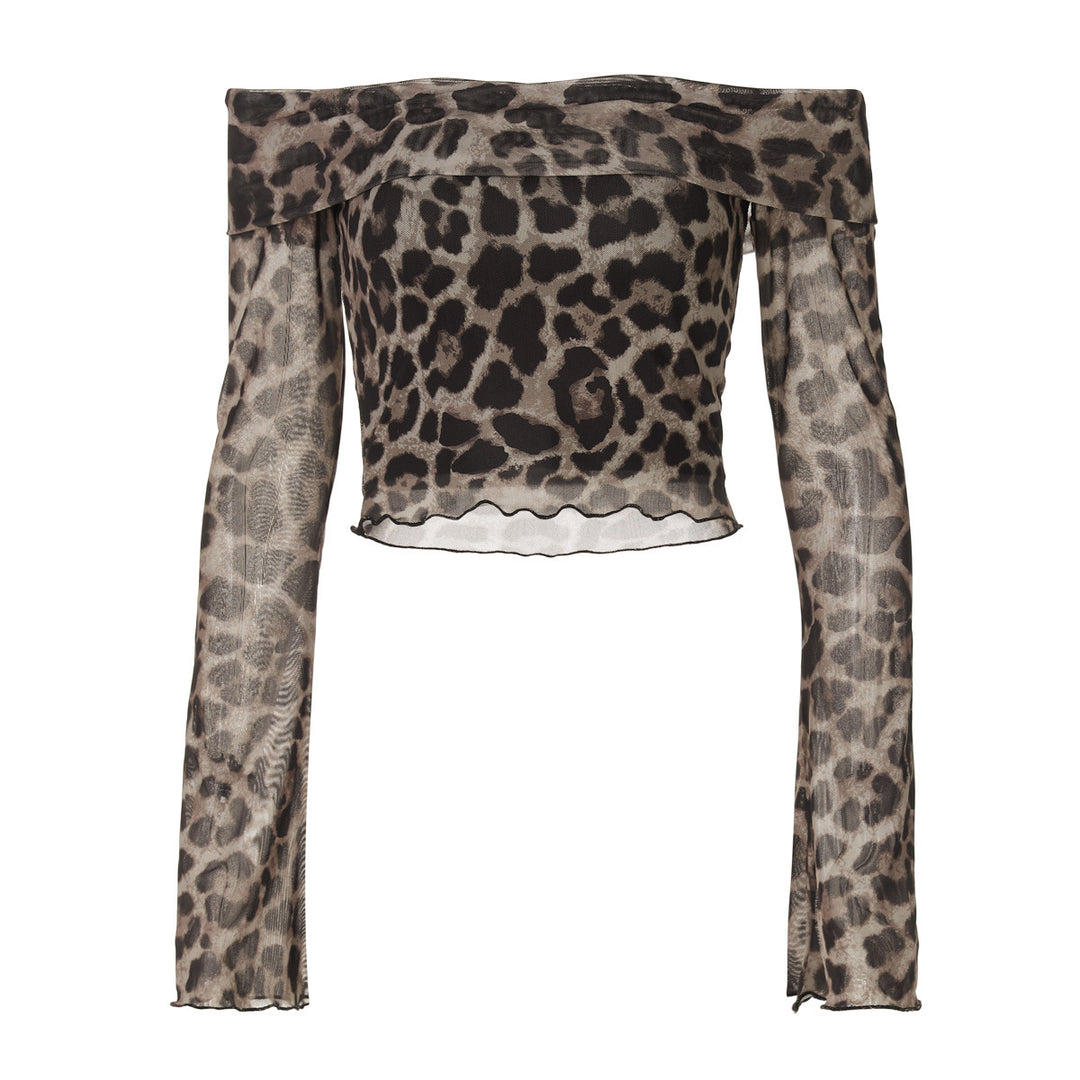 Damen Off-Shoulder Bluse Drune