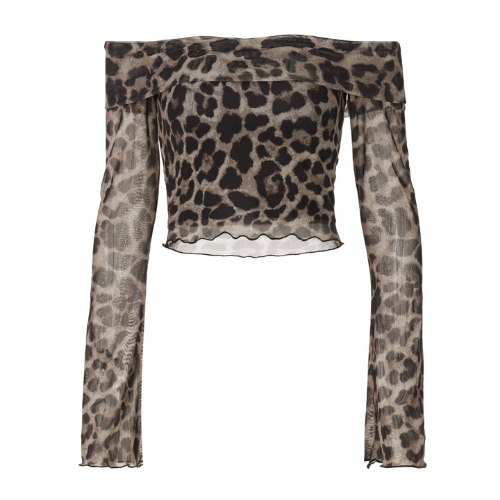 Damen Off-Shoulder Bluse Drune