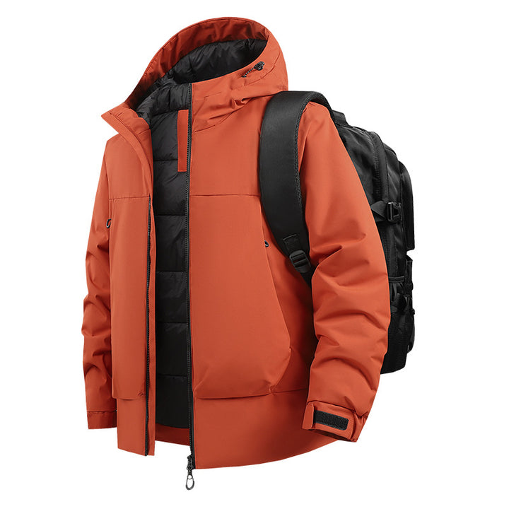 Herren Urbaner Thermo-Parka mit 2‑lagigem Einsatz und rucksackfreundlichem Schnitt Drune