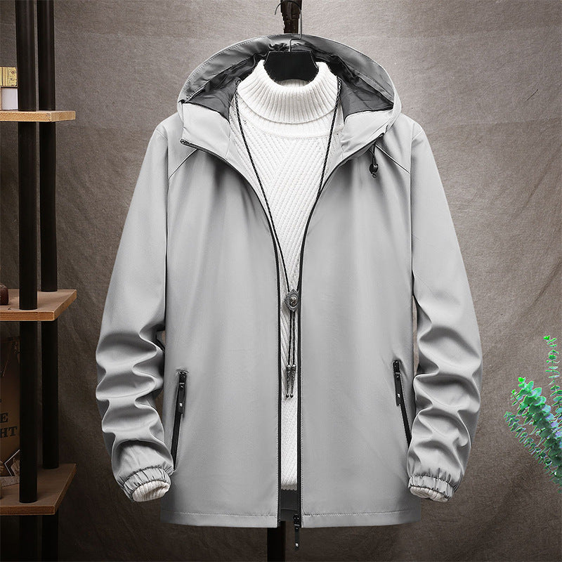 Herren Leichte Sportjacke mit Kapuze Drune