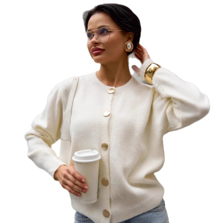 Damen Glamouröser Strickcardigan Drune