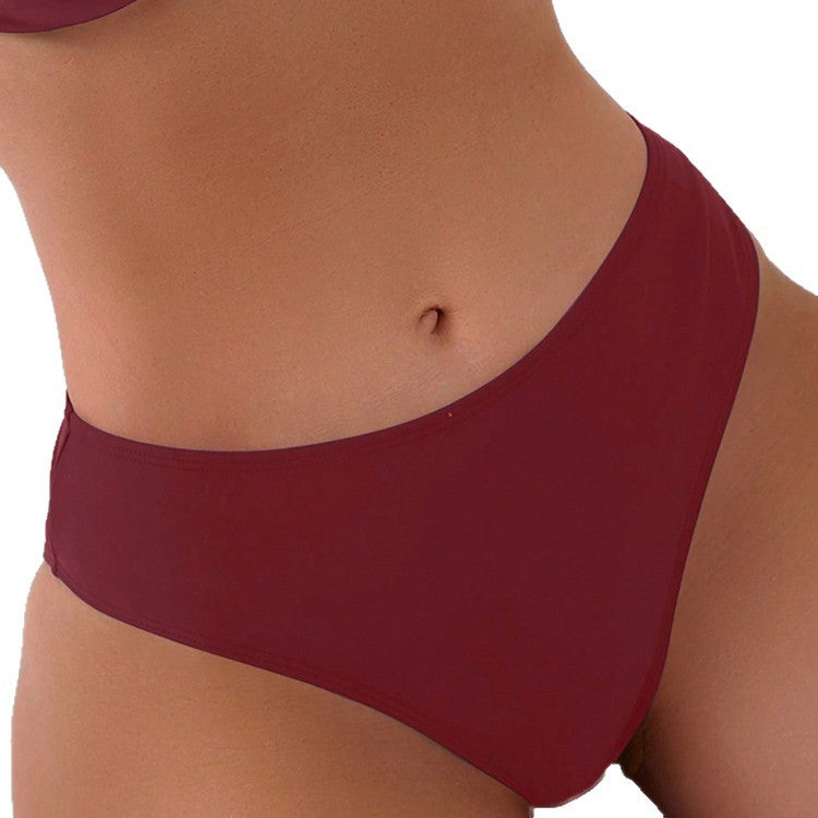 Damen Hochbundige Bikinihose Drune