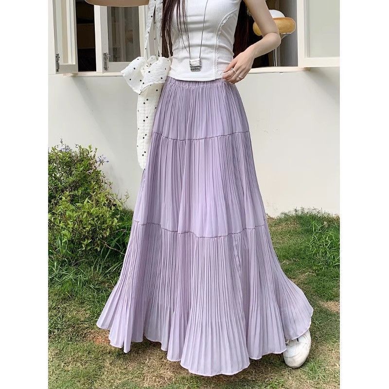 Damen Maxirock mit elegantem Faltenwurf Drune