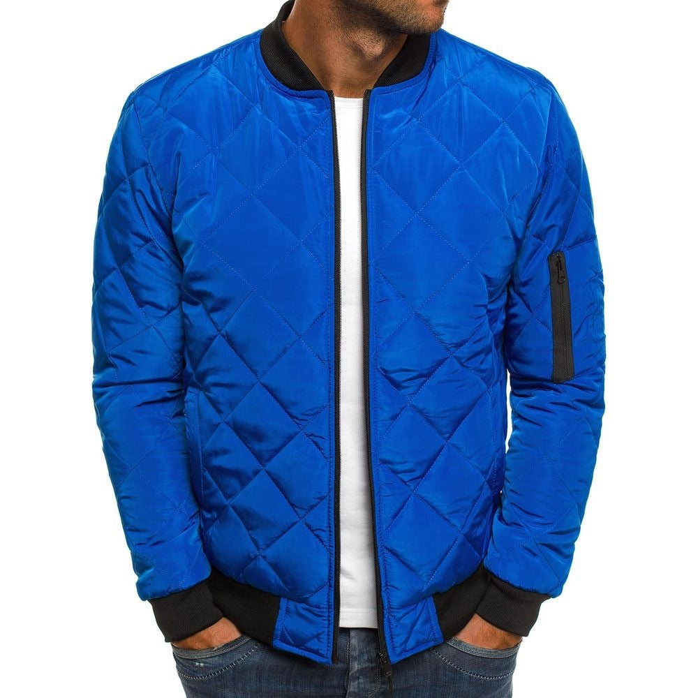 Herren Steppjacke mit praktischen Taschen und elastischen Bündchen Drune