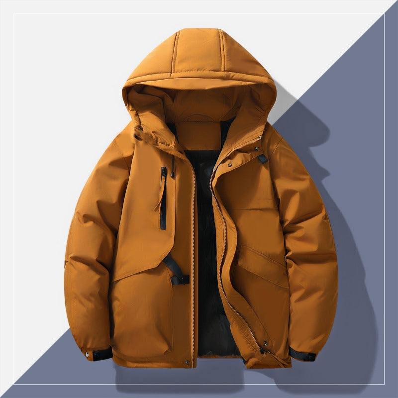 Herren Isolierte Parka-Jacke mit Kapuze Drune