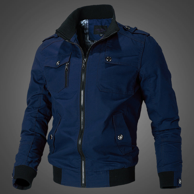 Herren nan robuste Canvas-Field-Bomberjacke Drune
