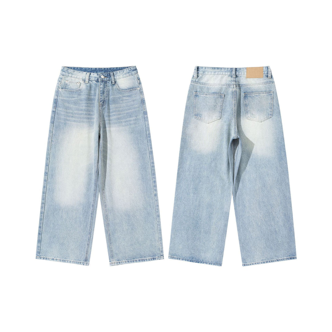 Damen Hochtaillierte verkürzte Jeans im Culotte‑Schnitt mit weiter Beinführung Drune