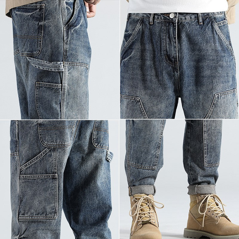Herren Modische Cargo-Hose mit praktischen Taschen Drune