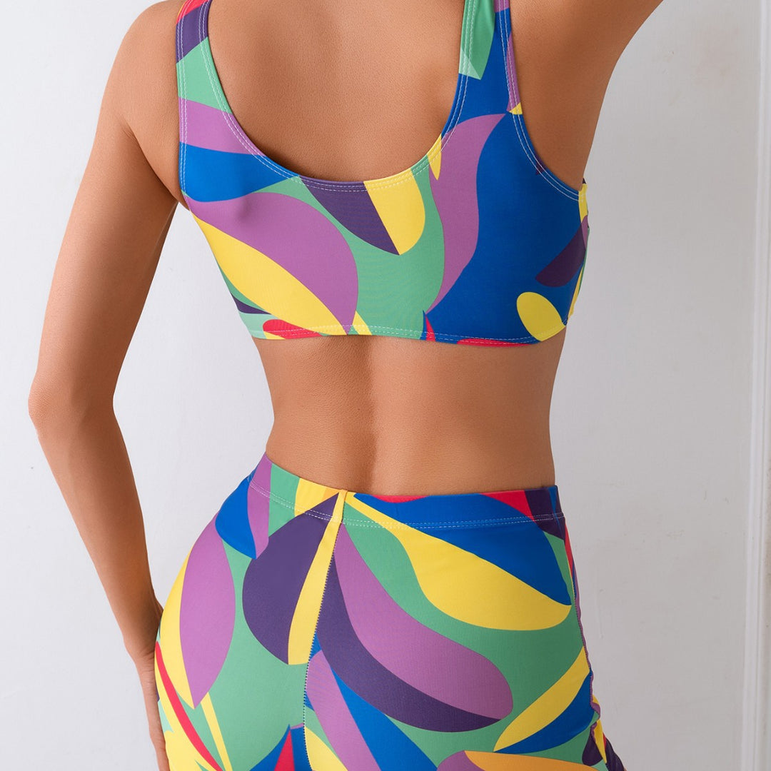 Damen Bikini-Set mit floralem Muster und komfortabler Passform Drune