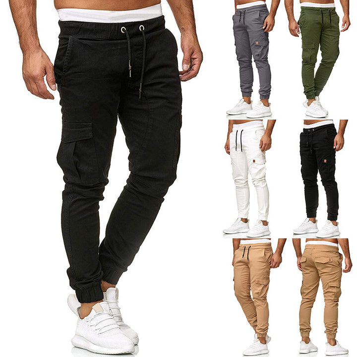 Herren Cargo-Jogginghose mit elastischem Bund und praktischen Taschen Drune