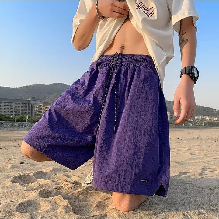 Herren Bequeme Sommer Shorts mit elastischem Bund und praktischen Seitentaschen Drune