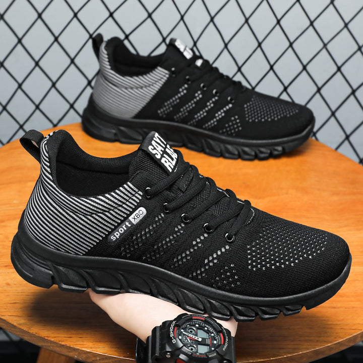 Damen Sportliche Sneakers mit atmungsaktiver Mesh-Oberfläche und rutschfester Sohle Drune