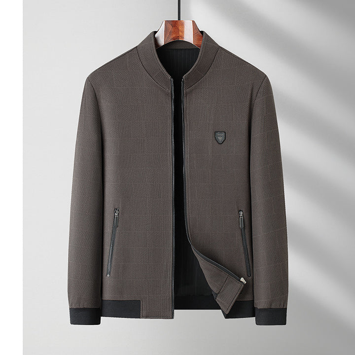 Herren lässige Übergangsjacke mit strukuriertem Design und praktischen Taschen Drune