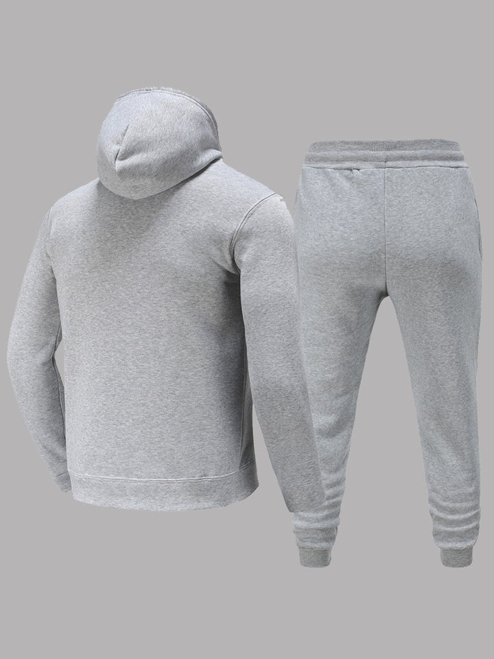 Damen Hoodie und Jogginghose Set mit auffälligem Statementdruck Drune