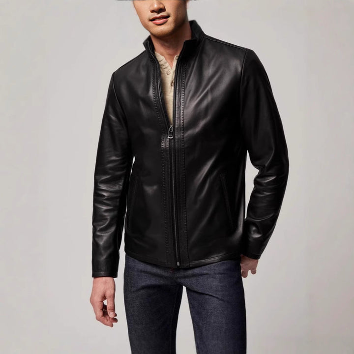 Herren elegante jacke mit sportlichem Reißverschluss Drune