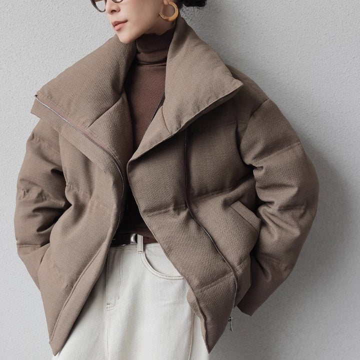 Damen Modischer Oversized Daunenjacke Drune