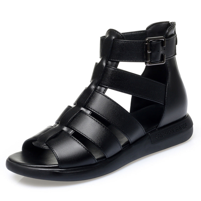 Damen Sandalen mit modischem Riemendesign und Komfortsohle Drune