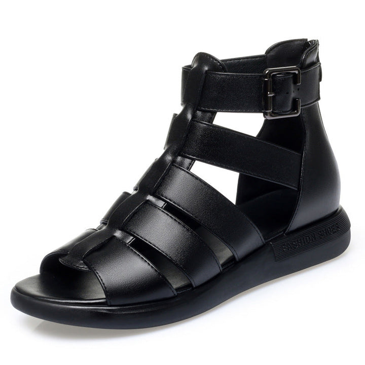 Damen Sandalen mit modischem Riemendesign und Komfortsohle Drune