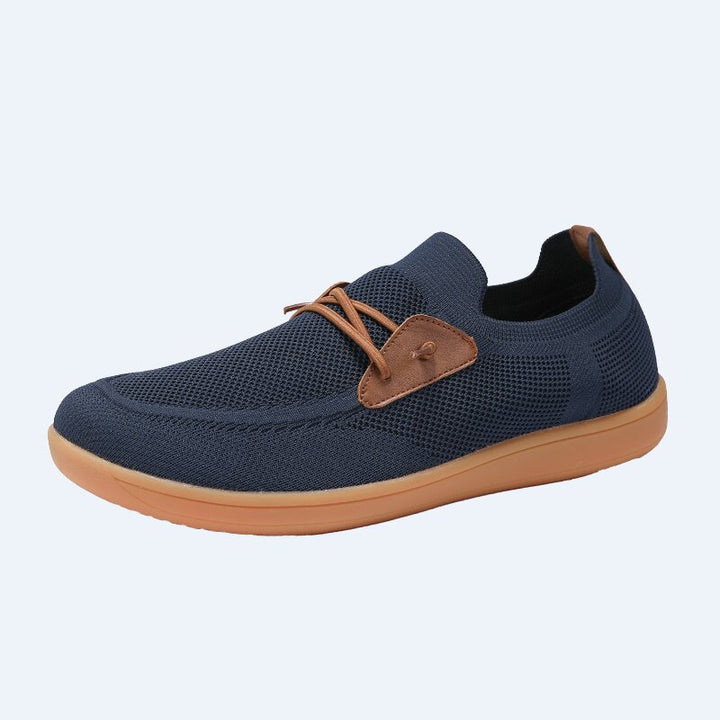 Herren nan atmungsaktiver Strick-Schlupfsneaker mit elastischem Einstieg und dämpfender Leichtsohle Drune