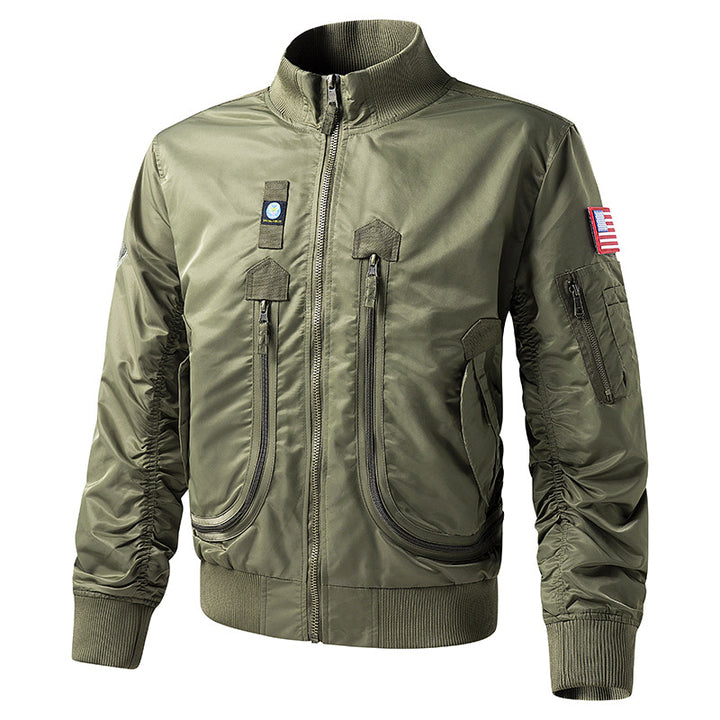 Herren Winddichte und Warme Outdoor-Jacke Drune