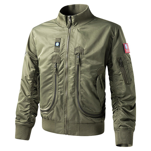Herren Winddichte und Warme Outdoor-Jacke Drune