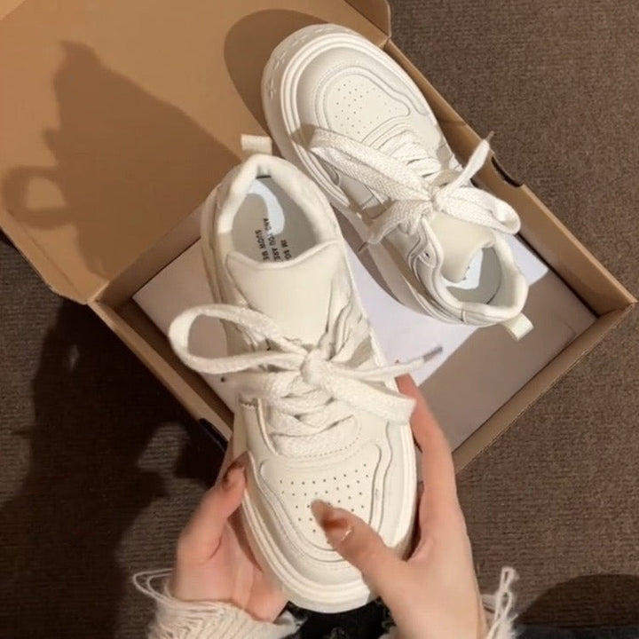 Damen Chunky Sneakers mit stabiler Plateau-Sohle und atmungsaktivem Obermaterial Drune