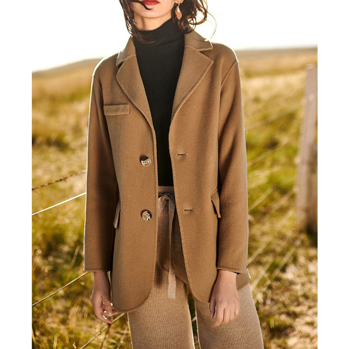 Damen Eleganter Wollblazer mit zeitlosem Schnitt Drune