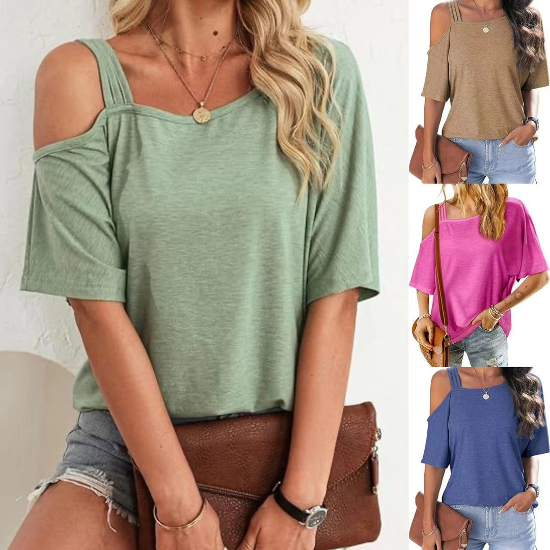 Damen Off-Shoulder-Top Drune