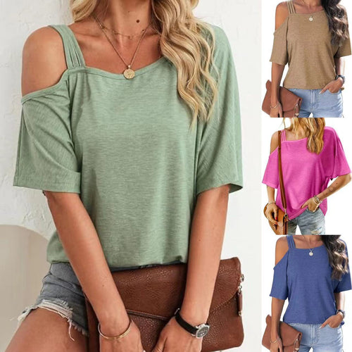 Damen Off-Shoulder-Top Drune
