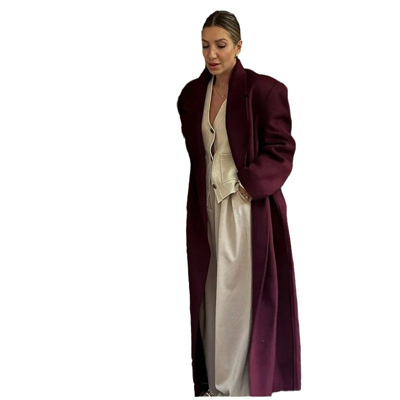 Damen Oversized Mantel Drune