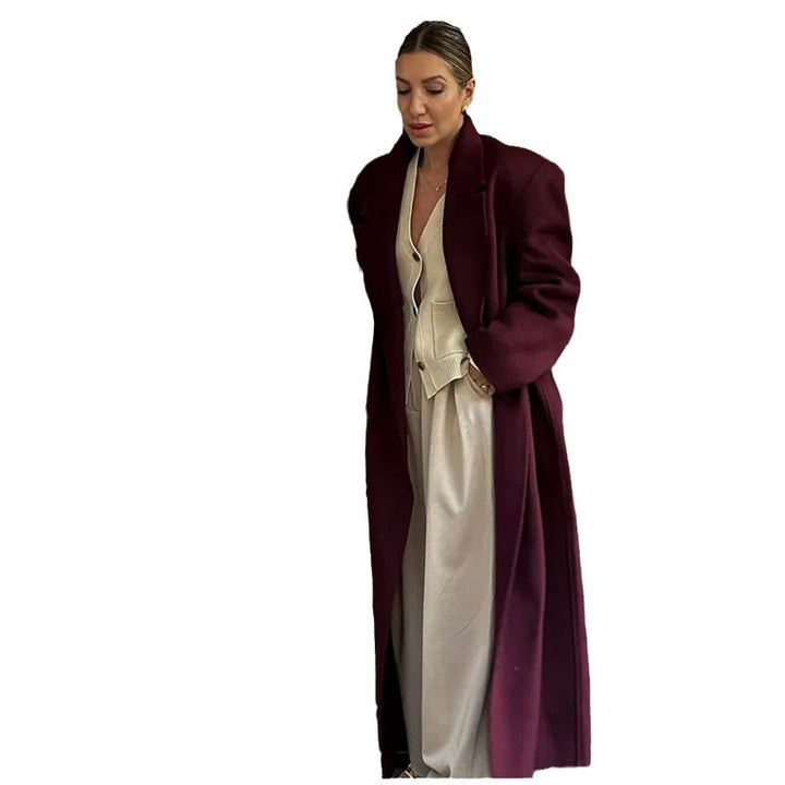 Damen Oversized Mantel Drune