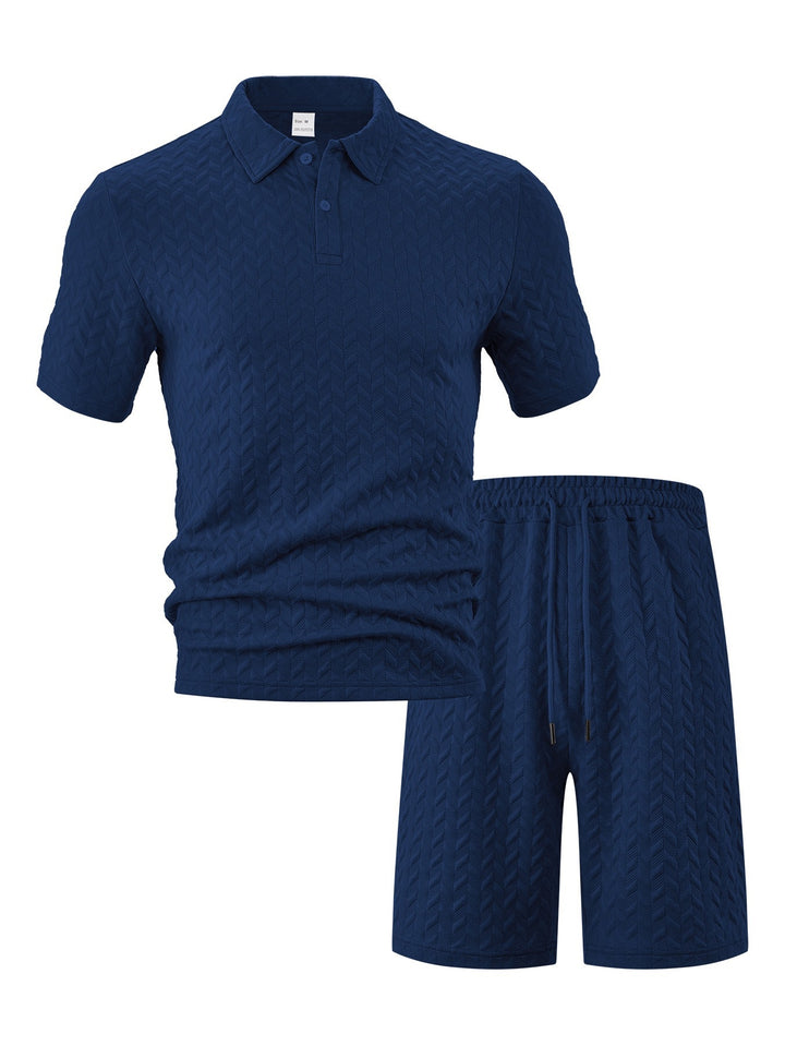 Herren Polo-Shirt und Short Set Drune